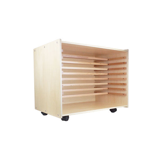 Kinderhuis Wooden Map Drawer Cabinet – 8 World Maps kinderhuis