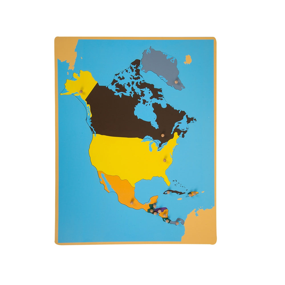 Kinderhuis Wooden Map Drawer Cabinet – 8 World Maps kinderhuis