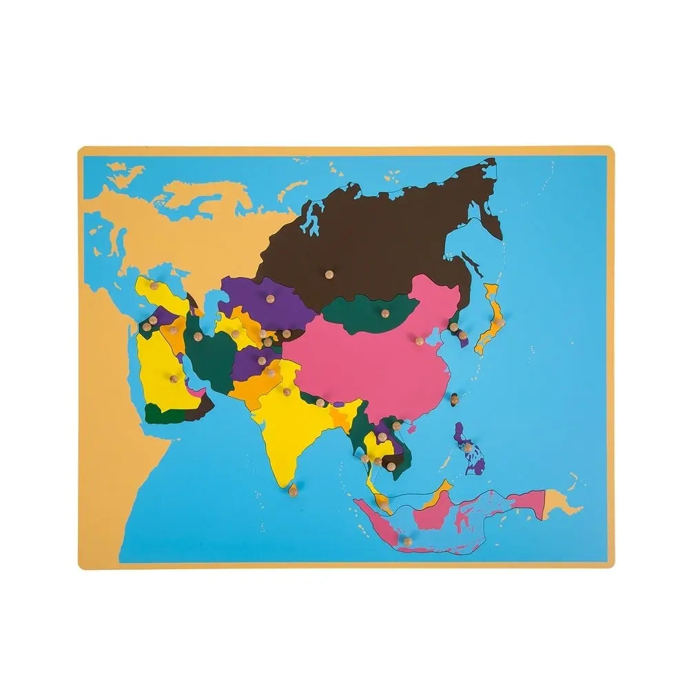 Geography Cabinet with 8 puzzle kinderhuis