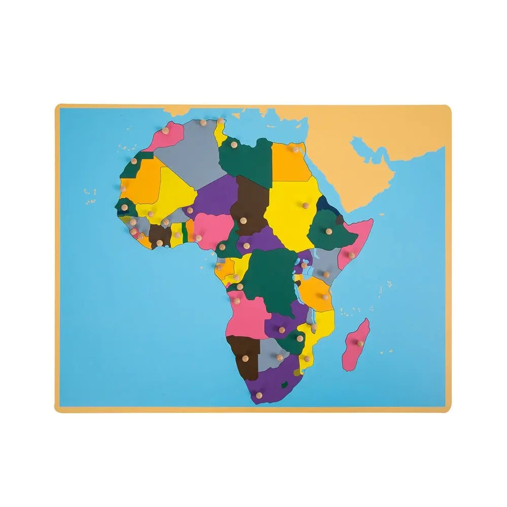 Geography Cabinet with 8 puzzle kinderhuis
