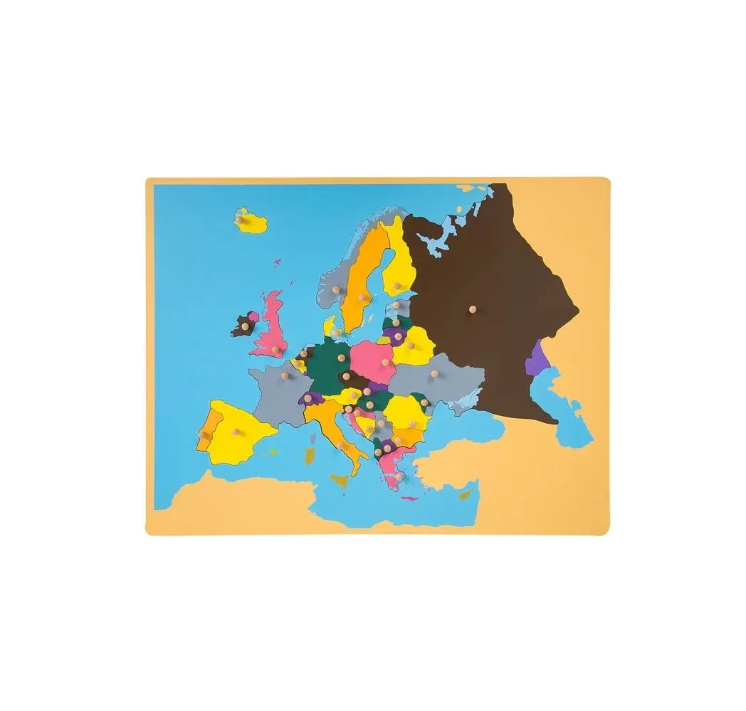 Geography Cabinet with 8 puzzle kinderhuis