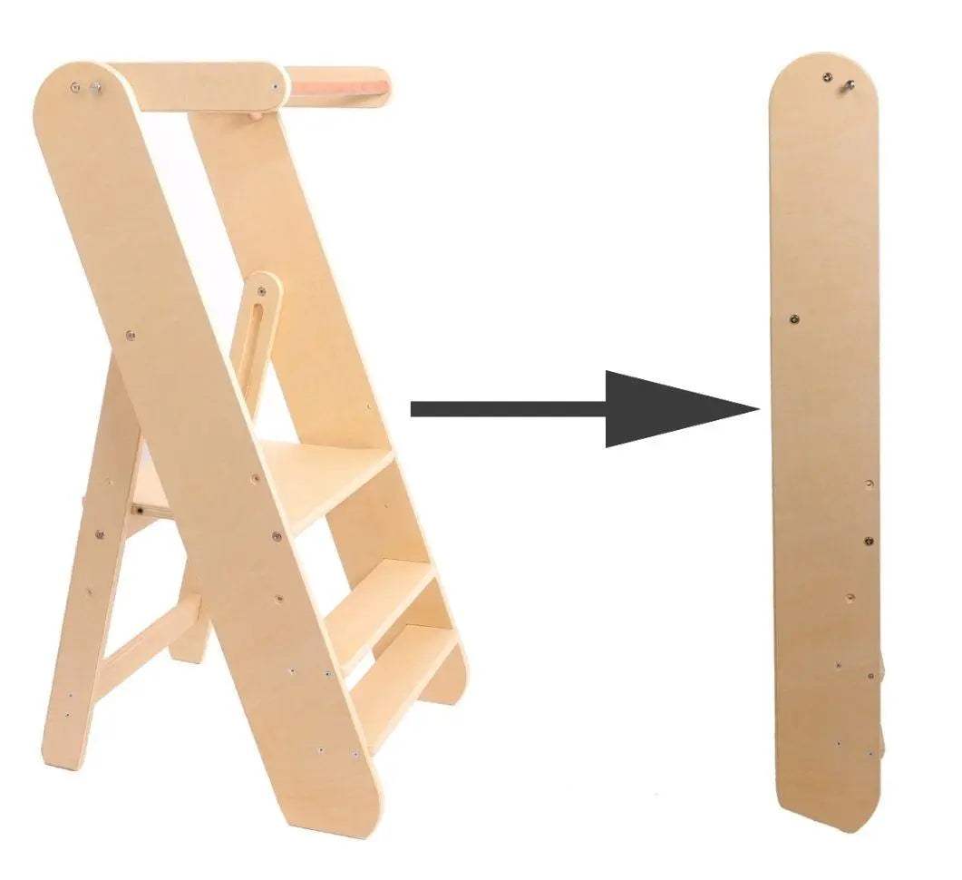 Ketu Step Stool kitchen helper-Natural color kinderhuis