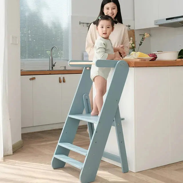 Ketu Step Stool kitchen helper-Natural color kinderhuis