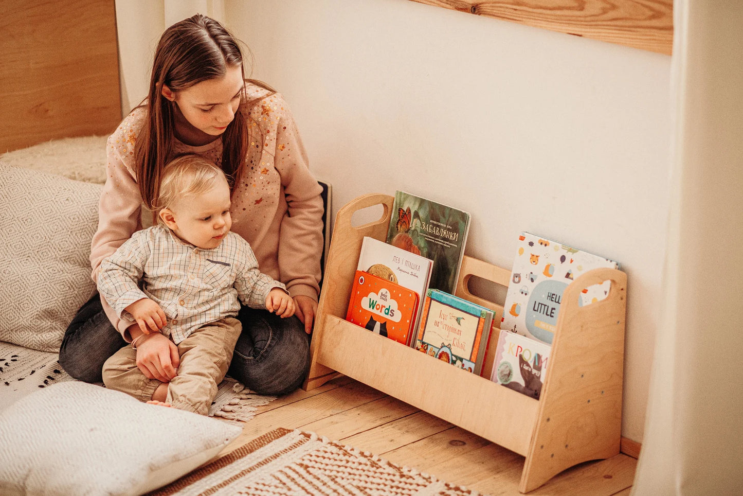 Levi Montessori Baby Bookshelf – Encourage Independent Learning kinderhuis
