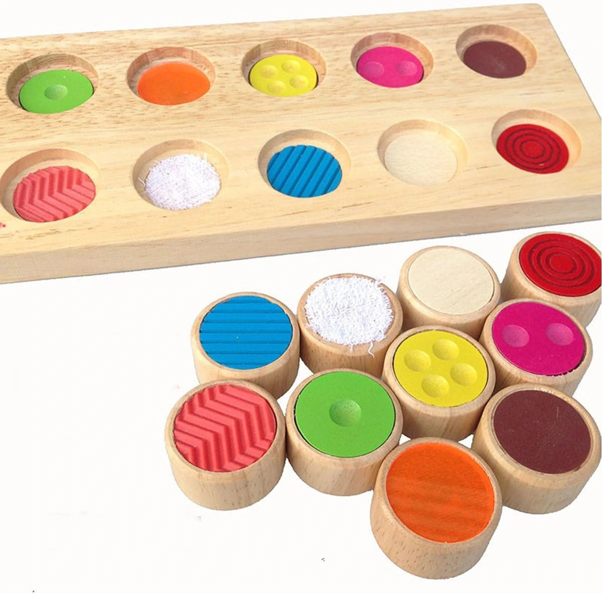 Sensorial Touch and Match Board kinderhuis