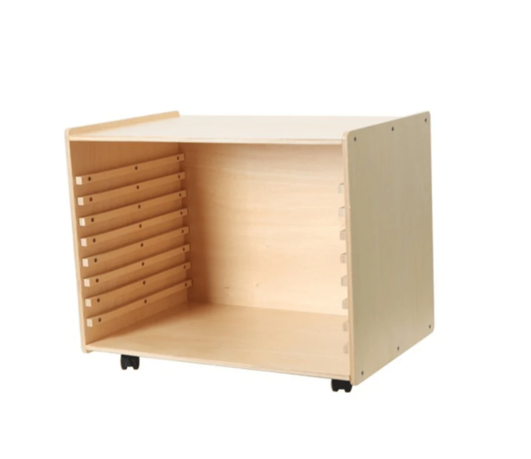 Kinderhuis Wooden Map Drawer Cabinet – 8 World Maps kinderhuis