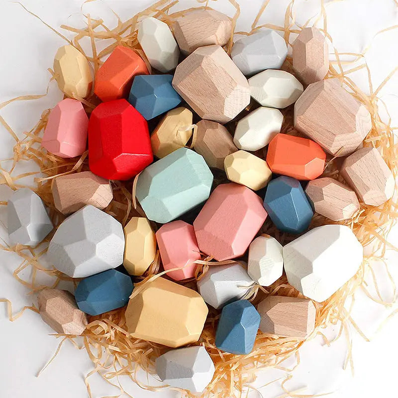 Stacking balance rocks 36pcs kinderhuis
