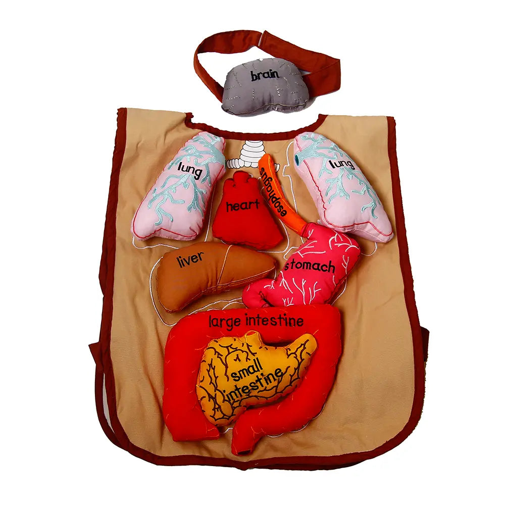 Tiku Apron with Velcro stick on Organs kinderhuis
