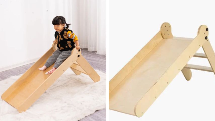 Isla Slide with Art Easel kinderhuis