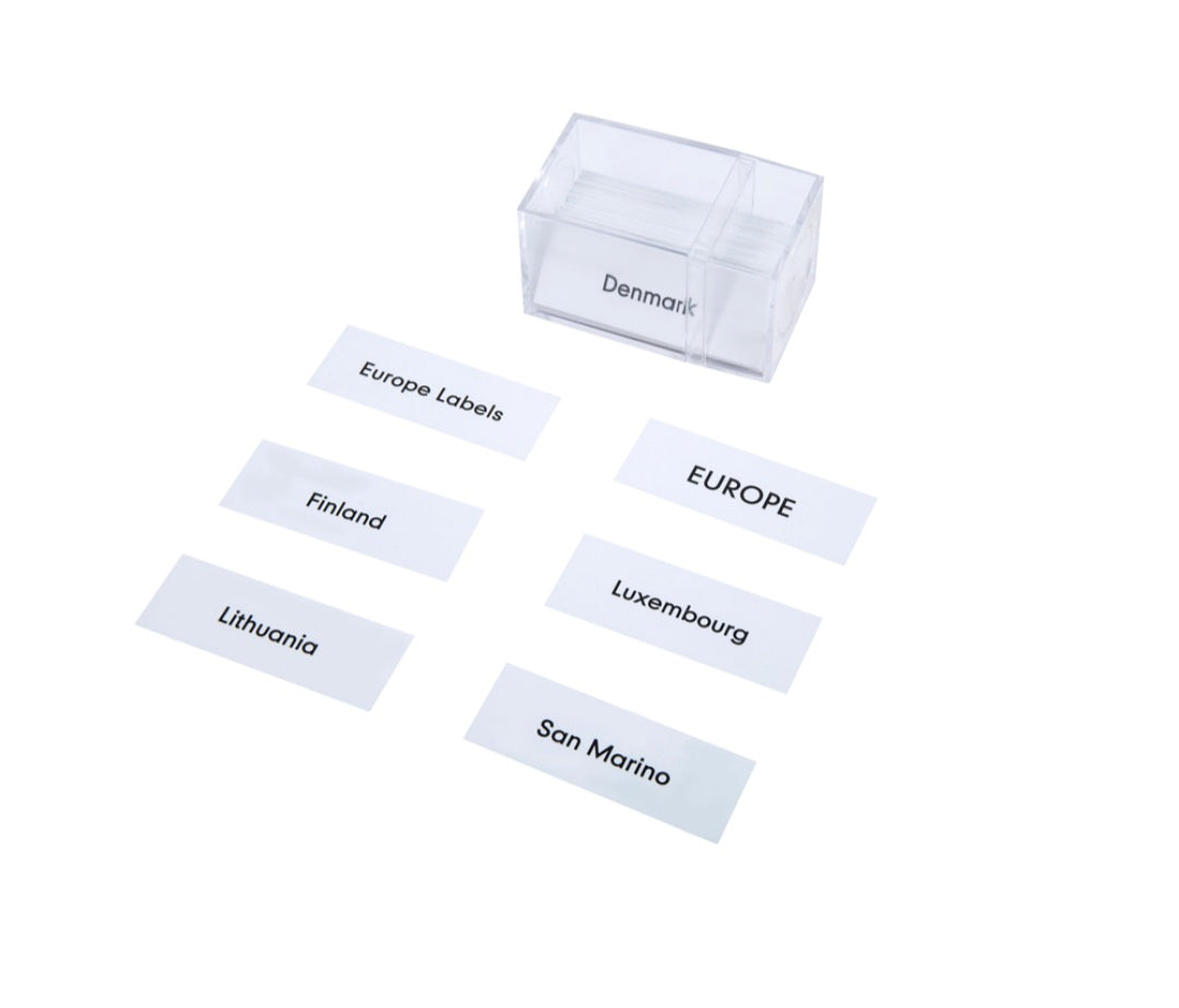 Geography Control Maps Premium 24 SET-labeled, unlabeled, labels kinderhuis
