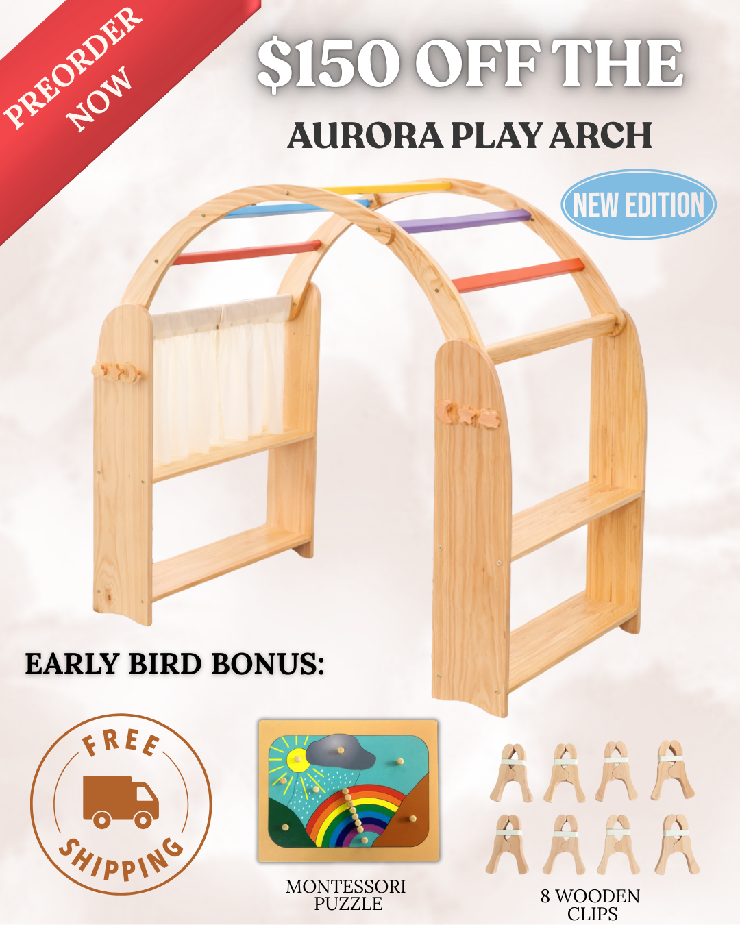 Aurora Waldorf Playstand kinderhuis