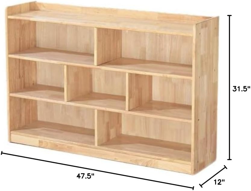 Multi storage toy shelf 7-Compartment 47inch kinderhuis