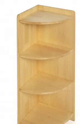 Corner 3 Compartment Shelving Unit kinderhuis