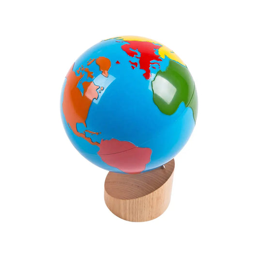 Globe Of The Continents: Colored kinderhuis