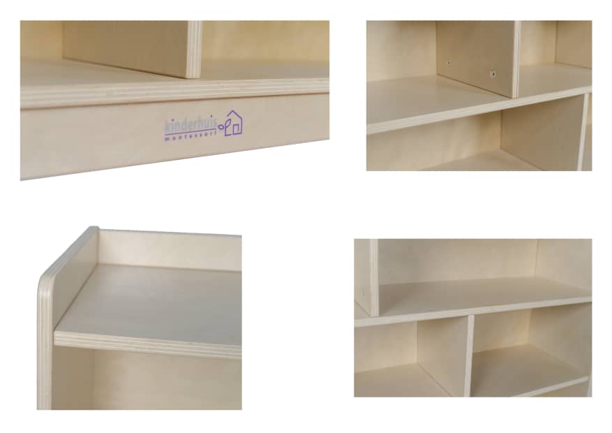 Multi storage toy shelf 7-Compartment 47inch kinderhuis