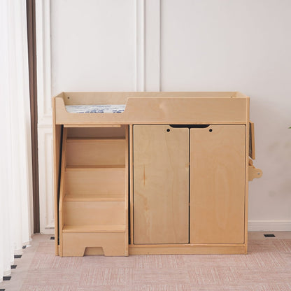 Ocean Change Table with Left side Stairs kinderhuis