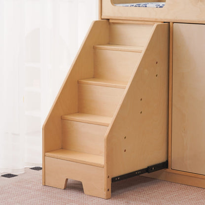 Ocean Change Table with Left side Stairs kinderhuis