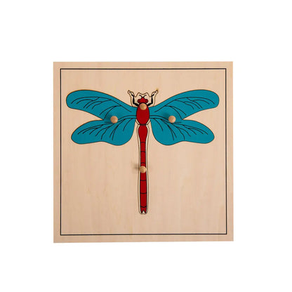 Insect Puzzle Cabinet with five puzzles kinderhuis