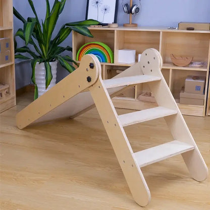 Isla PlaySlide 2 in 1 wooden Slide with Art Easel kinderhuis