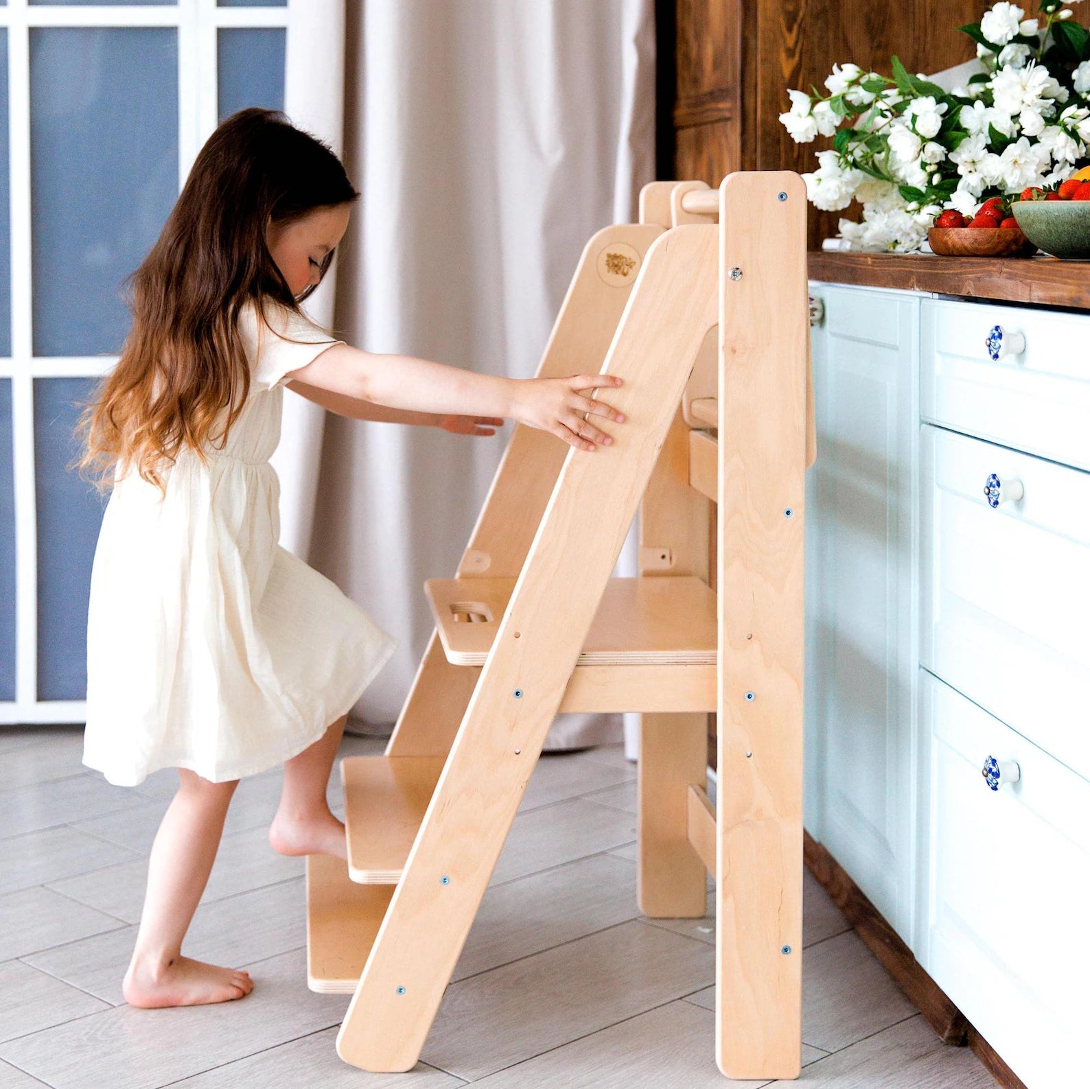 Ketu Foldable Toddler Step Stool kinderhuis