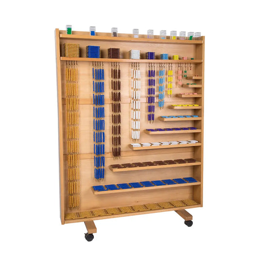 Math beads and cabinet Set kinderhuis