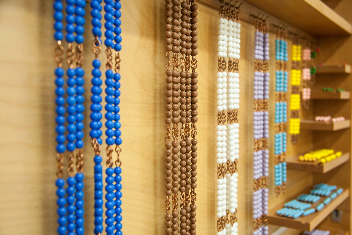 Math Bead Racks Durable Montessori Math Beads and Cabinet Set for Classrooms – kinderhuis