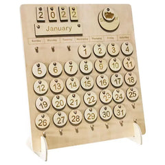 Montessori Wooden Calendar – The Perfect Learning Tool for Kids