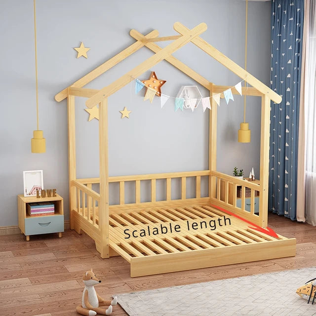 Luna Montessori Floor bed with extension
