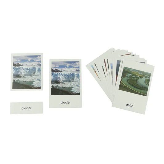 Topography Cards Land Water formations kinderhuis