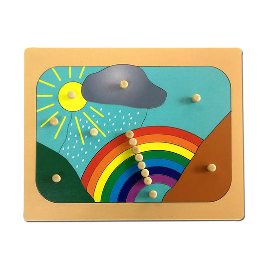 Weather Rainbow Puzzle kinderhuis