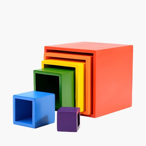 Stack Box Michael Wood Stacking boxes - kinderhuis
