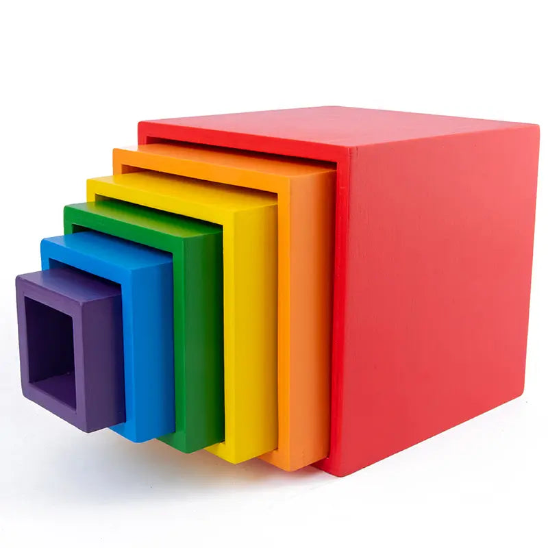 Stacking Boxes Eyfs Wood Stacking boxes - kinderhuis