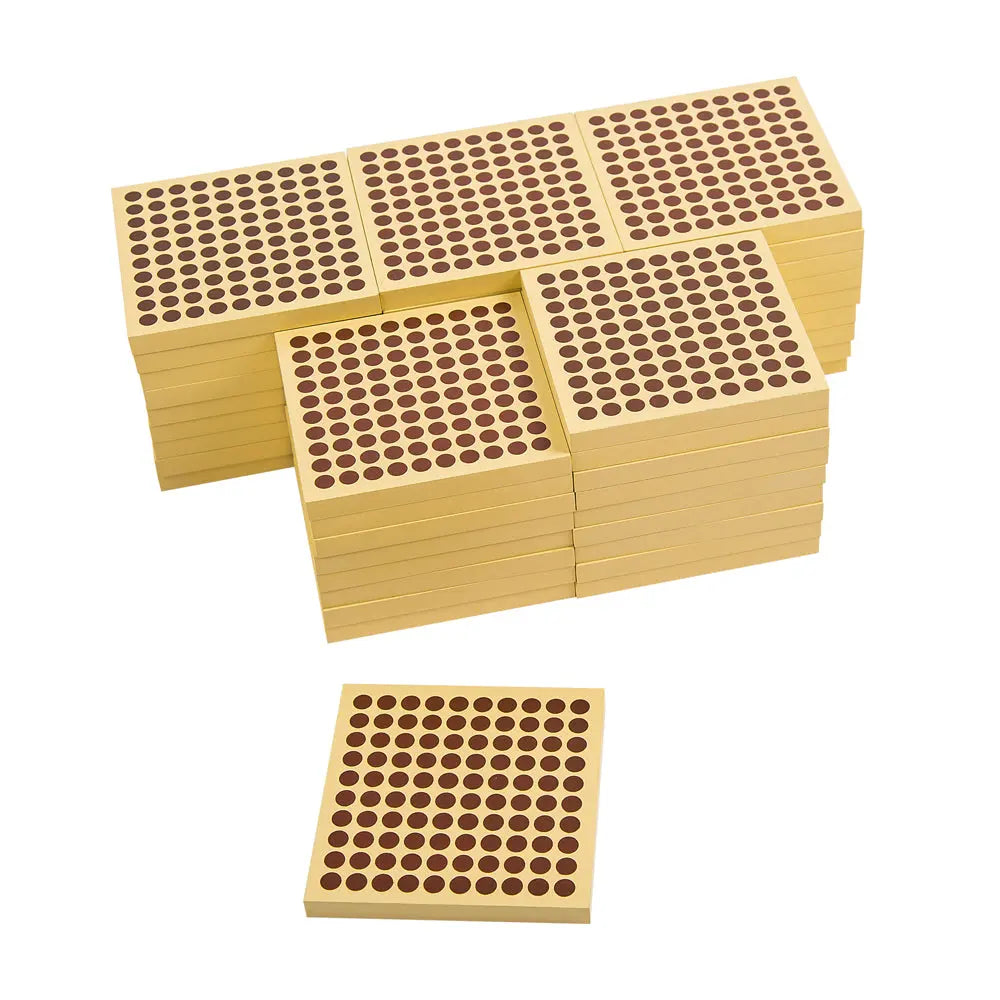 Wooden Square Of 100: Set Of 45 kinderhuis