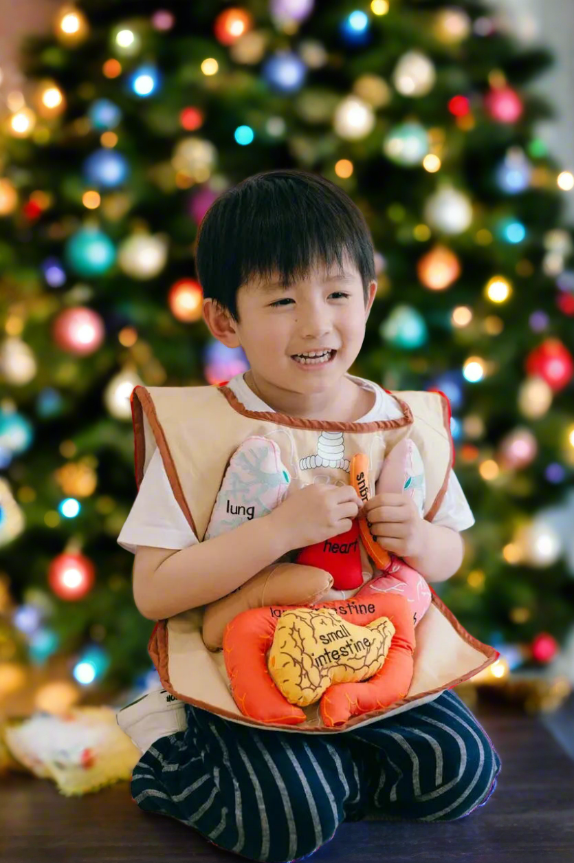 Tiku Apron with Velcro stick on Organs kinderhuis